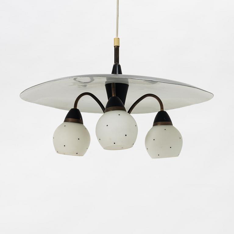 A ceiling light, ca 1950-60's.