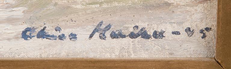 ALICE KAIRA, oil on canvas, signed and dated -45.