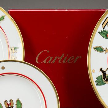 SERVIS, 18 dlr, Cartier, Limoges, 1986, porslin.