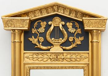 Mirror, Empire style, circa 1900.