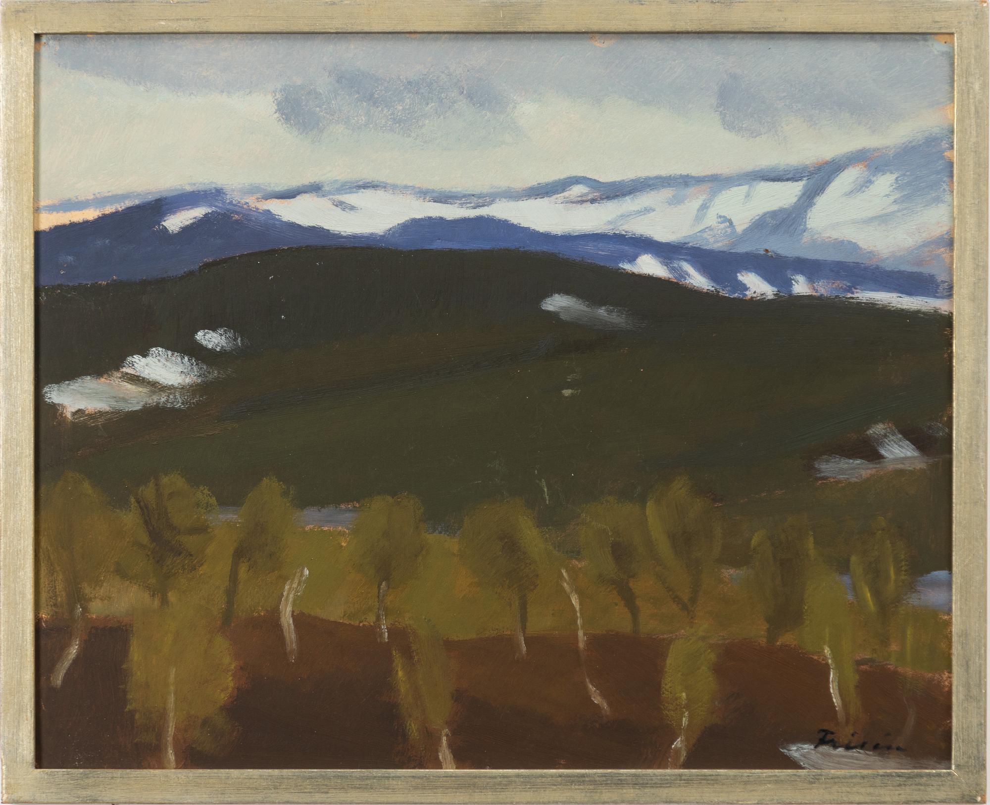 Vera Frisén, Mountain landscape.