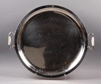 BRICKA, sterlingsilver, Franz Hingelberg Aarhus. Vikt ca 3000 gram.
