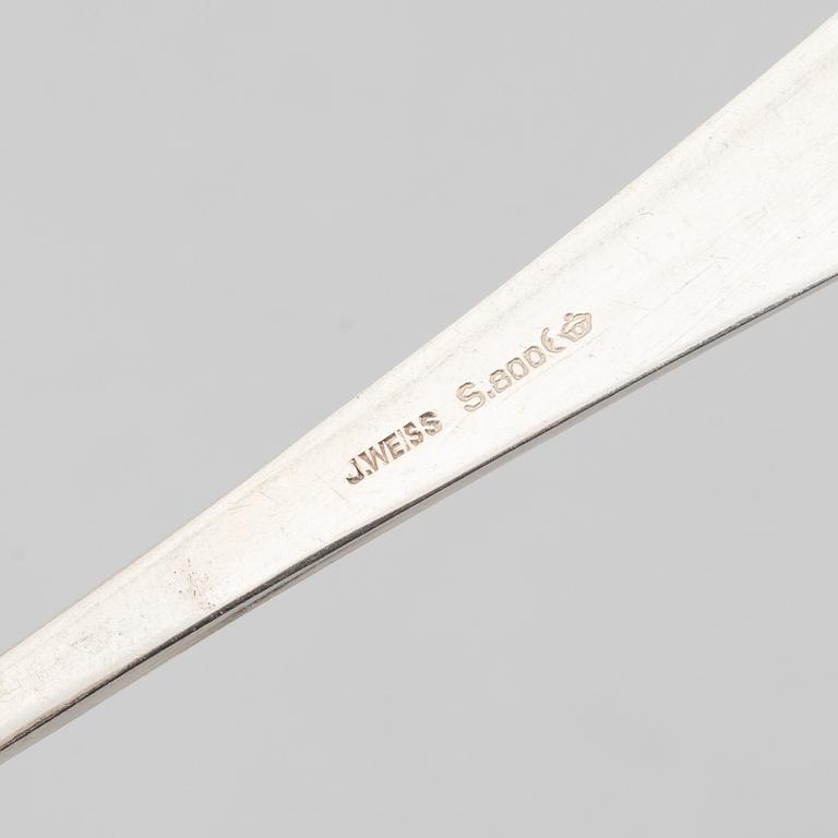 A 63-piece silver flatware set, "Victoria", Germany.