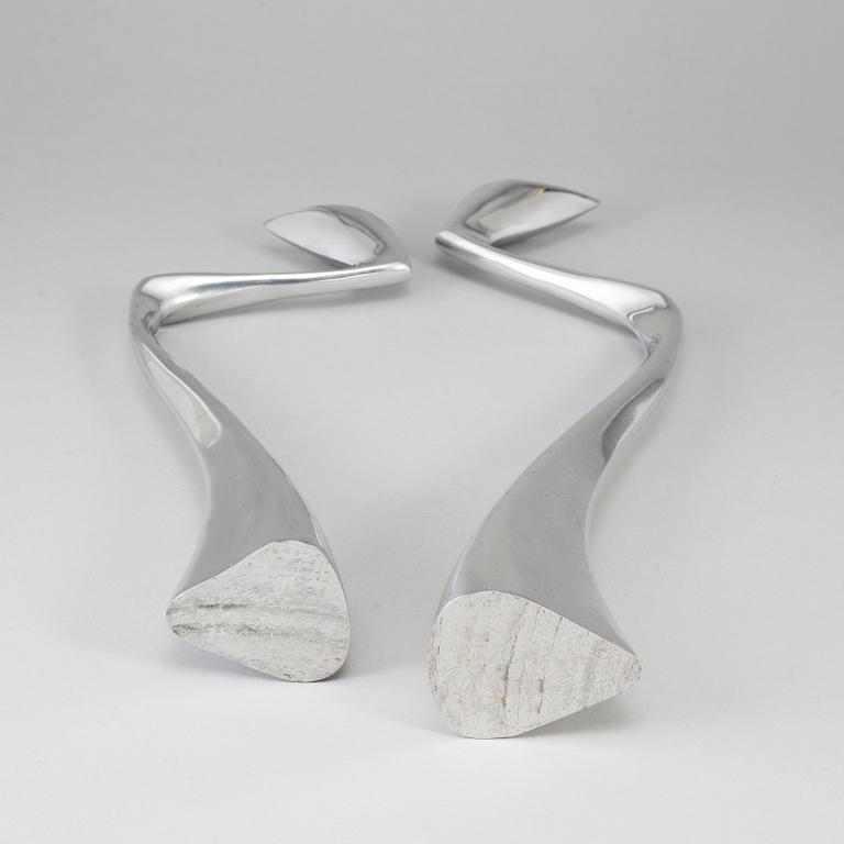 Candlesticks, design Matthew Hilton, "Swan".