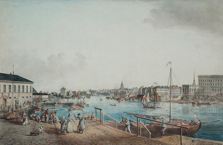 Johan Fredrik Martin, ”Stockholm åt Saltsjön" (Frölich: "Utsigt af Stockholm tagen ifrån ingången till Blasieholmen").