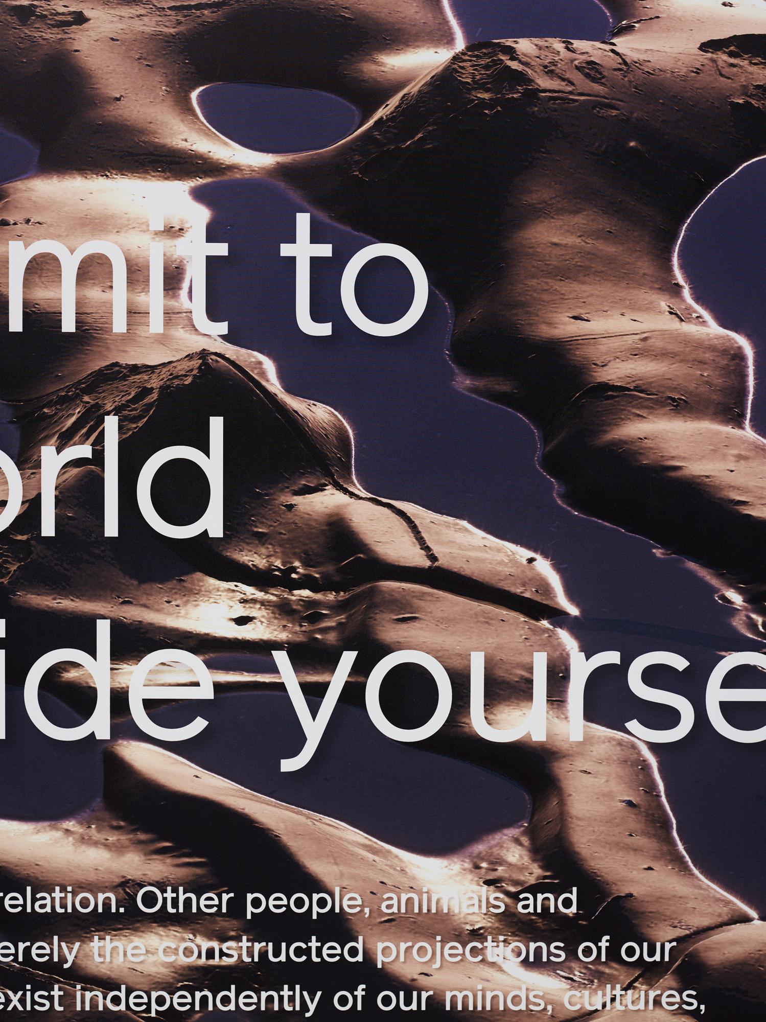 Timur Si-Qin, "Commit to a World outside yourself".