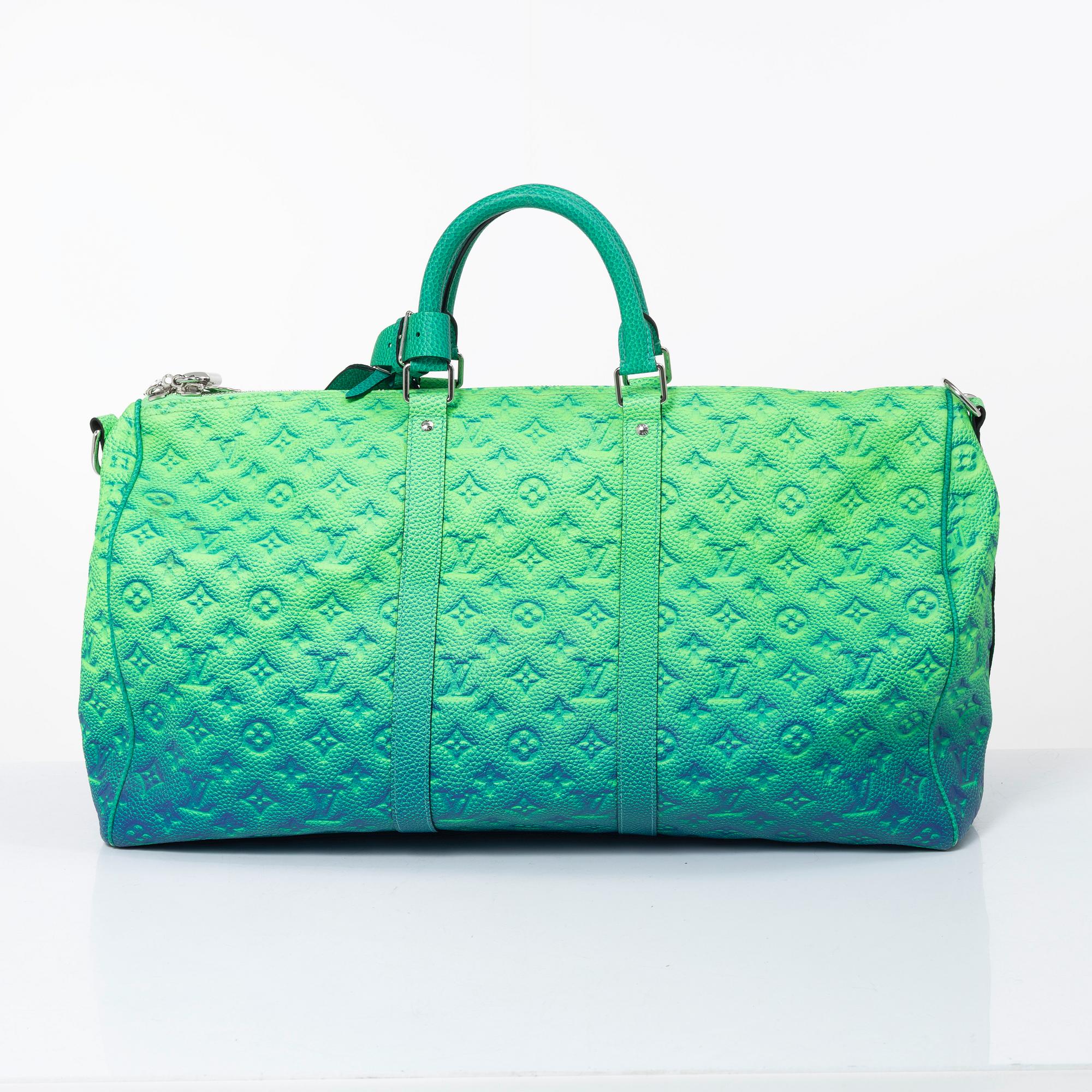 Louis Vuitton, Virgil Abloh, Keepall 50B weekend bag, "Keepall Taurillon Illusion", 2022.