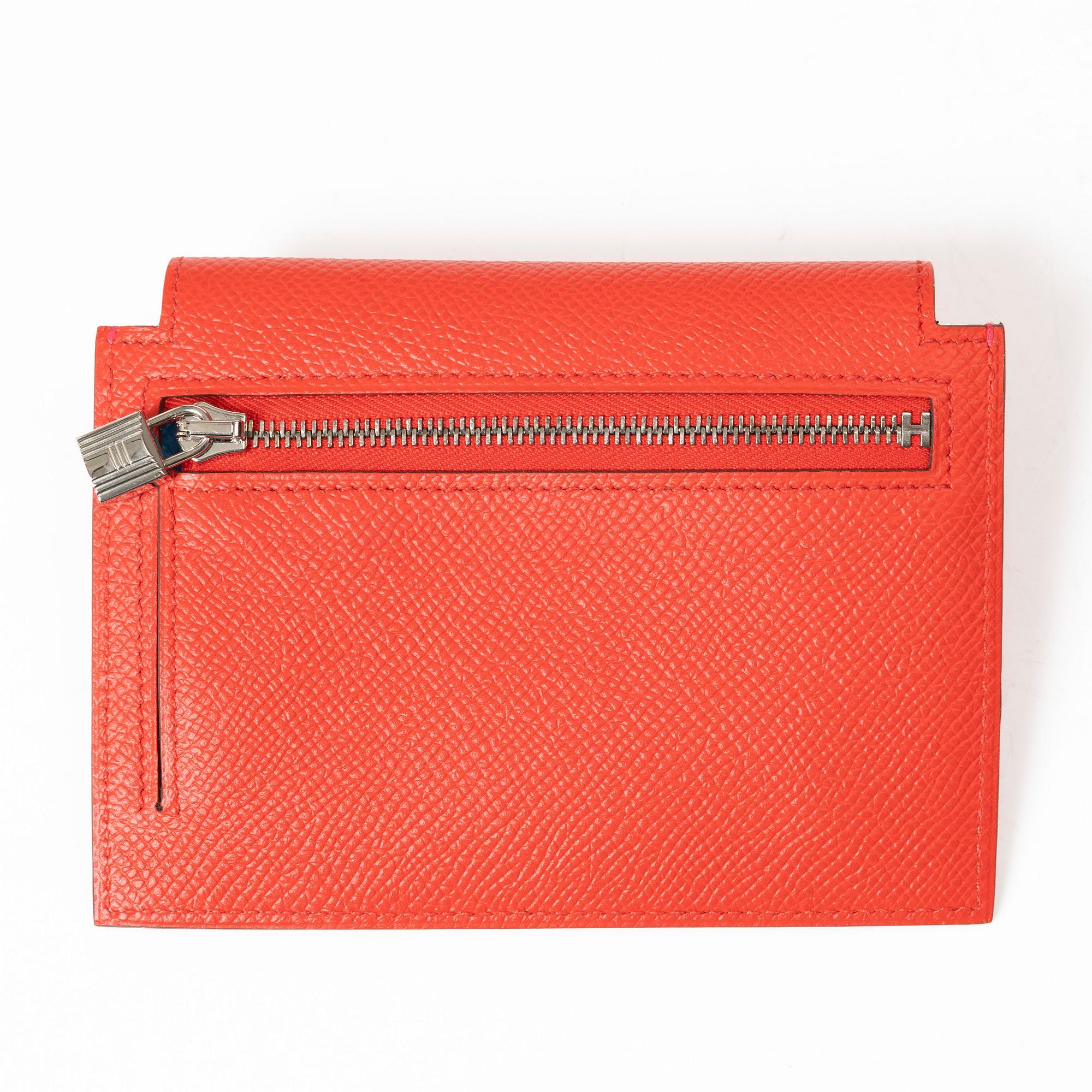 Hermès, Bag, "Kelly 28 Sellier" with wallet "Kelly Pocket Compact", 2021.