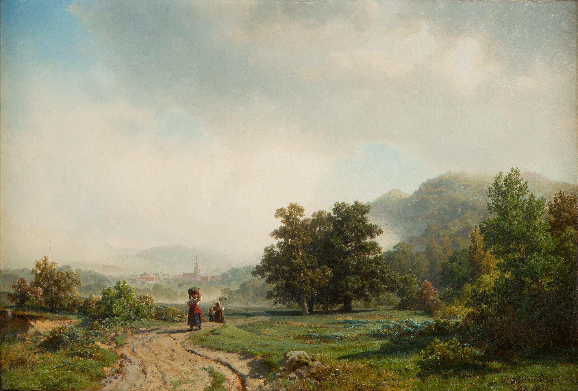 Werner Holmberg, Landscape from Germany.