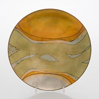 Saara Hopea, a 1960s decorative plate, signed SAARA.