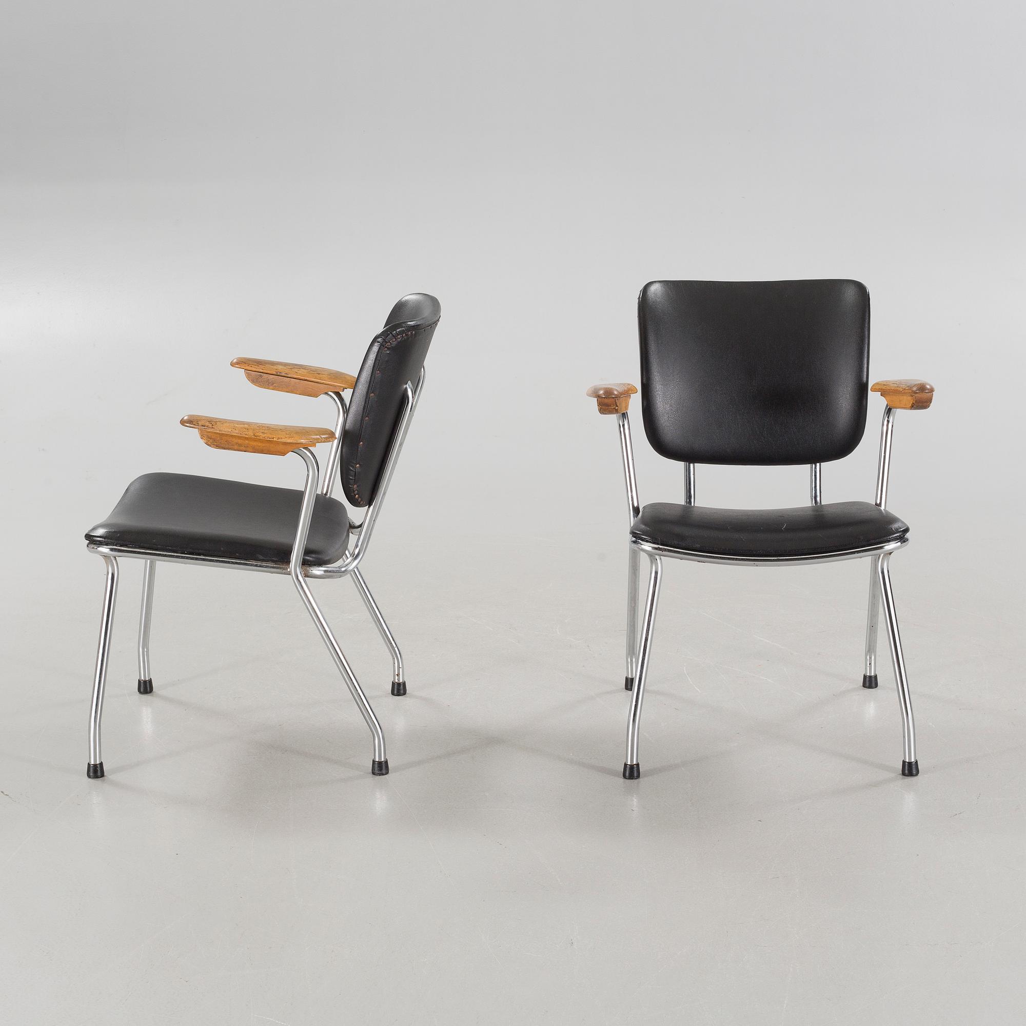 A set of office furniture by Lindqvist Verkstad AB.