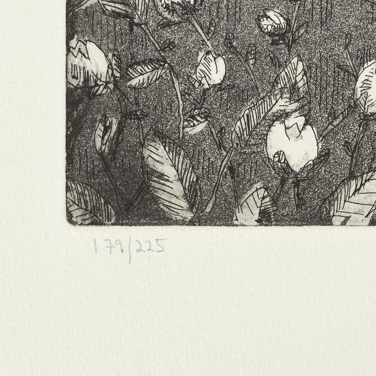 Ernst Billgren, etching, signed 179/225.