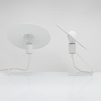 A pair of 1980s table lights.