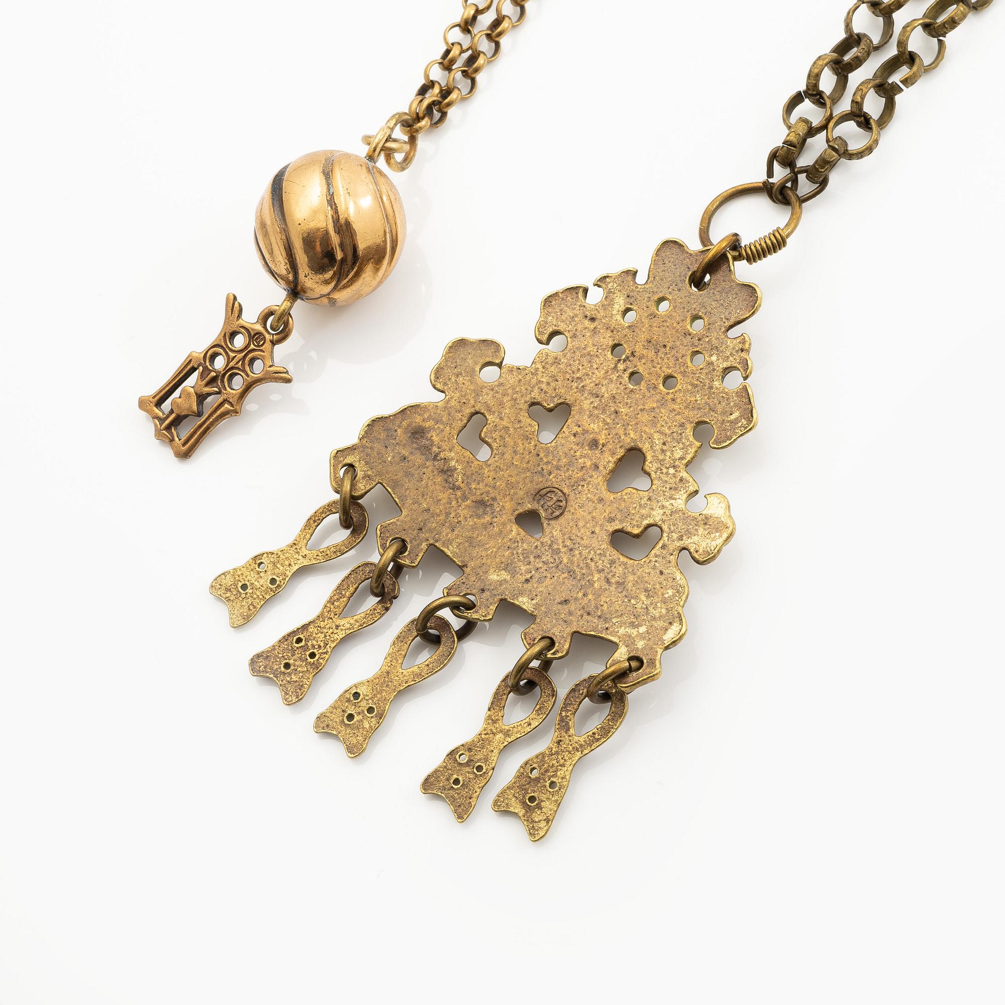 Jewellery, Kalevala Koru, 10 pieces, bronze.