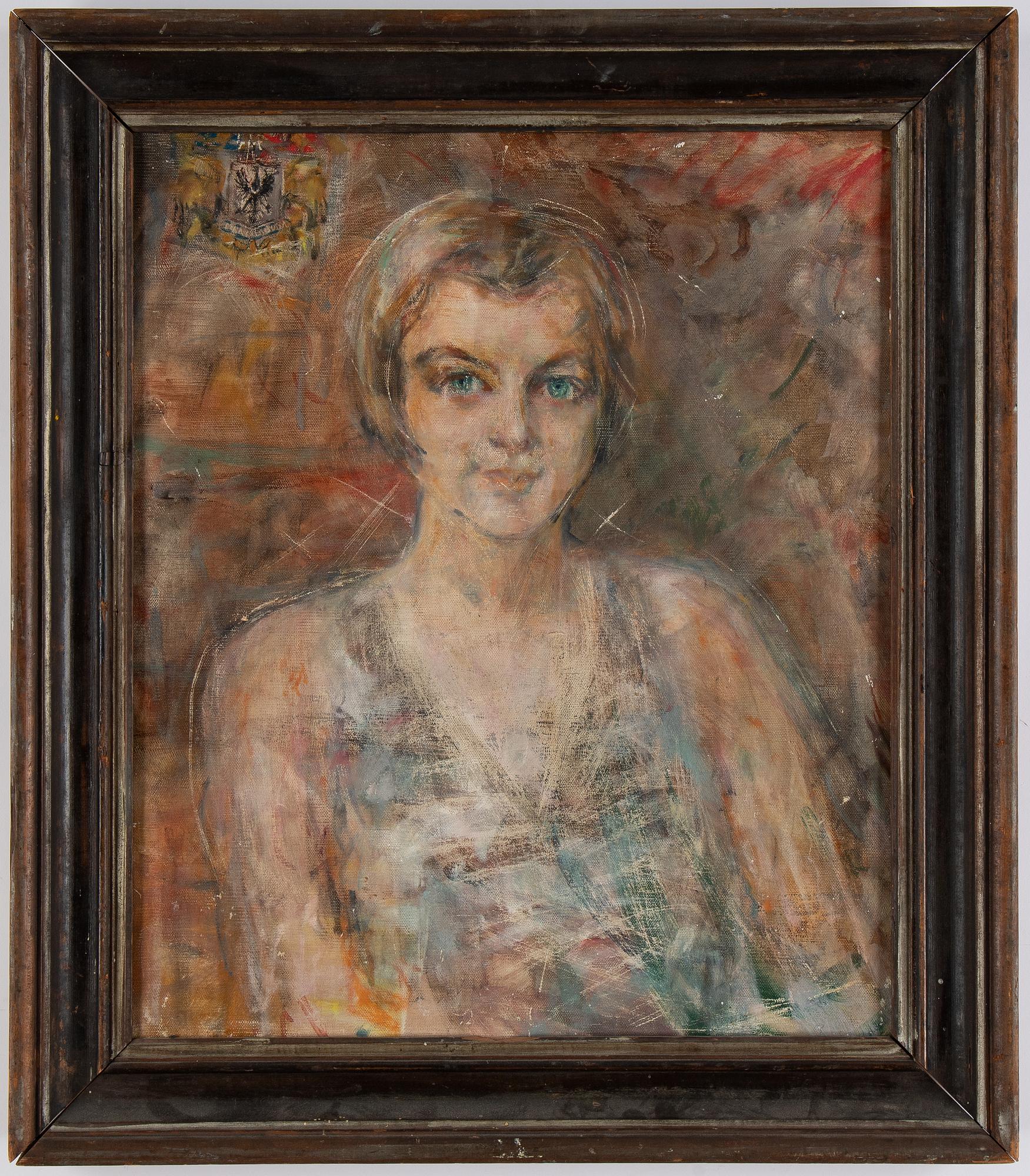 Mina Carlsson-Bredberg, attributed to. Oil on canvas.