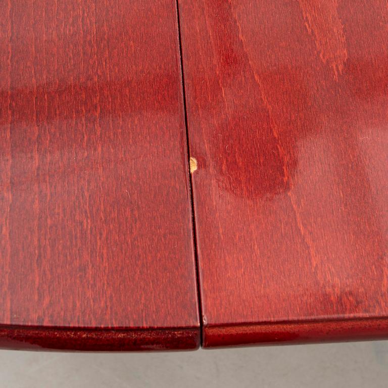 A seven-piece dining suite by Miranda of Sweden, second half of the 20th century.