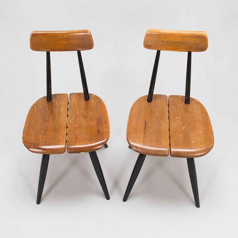 Ilmari Tapiovaara,  A set of six 1960's 'Pirkka' chairs, for Laukaan Puu.