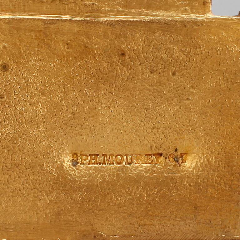 BORDSPENDYL, stämplad Pelmourey, 1800-talets slut.