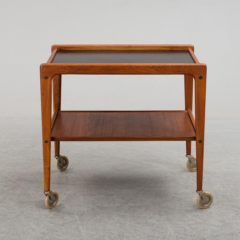 YNGVE EKSTRÖM, tevagn, "tevett", teak, Källemo Möbelfabrik, Vaggeryd. 1950-tal.