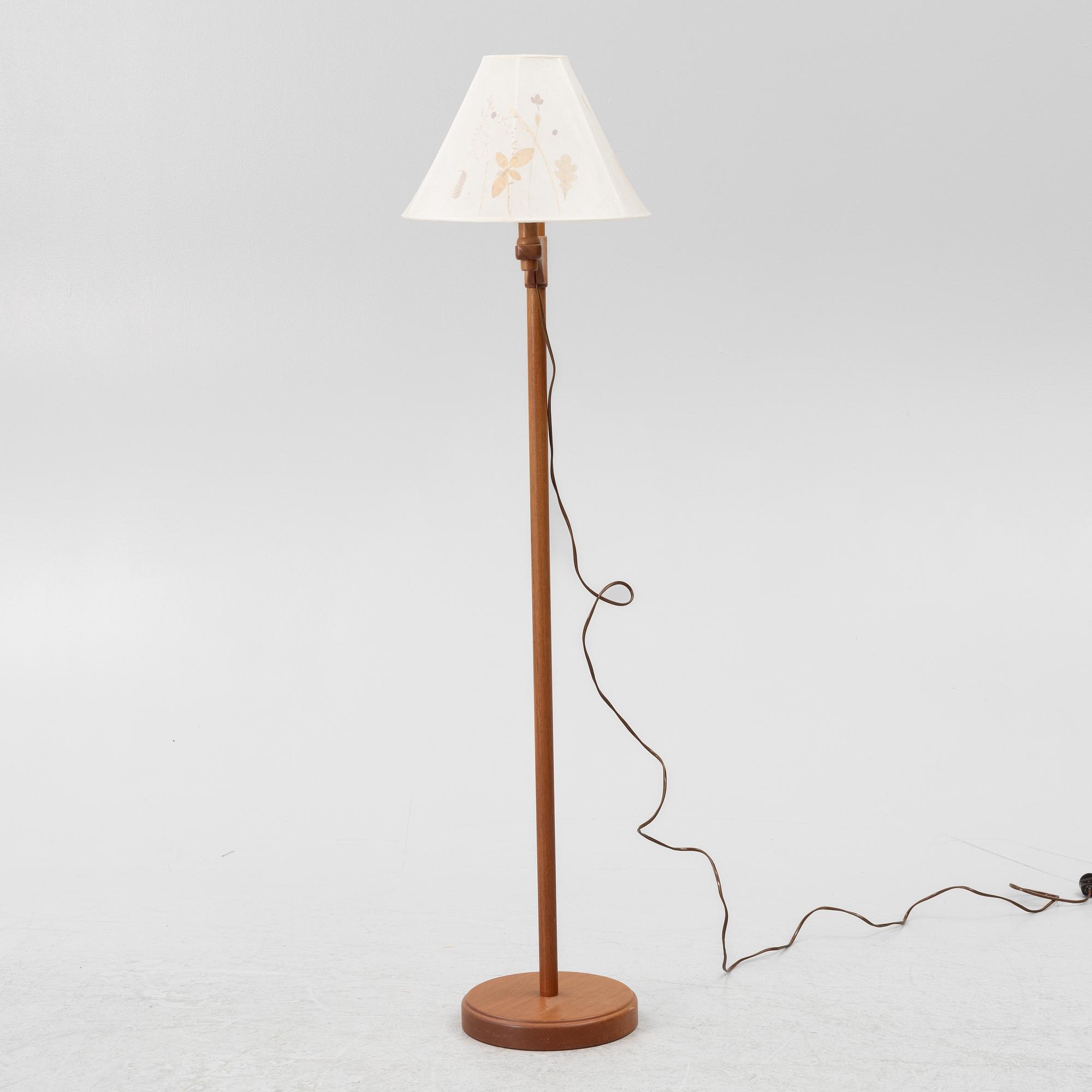 Carl Malmsten, a 'Staken' floor lamp.