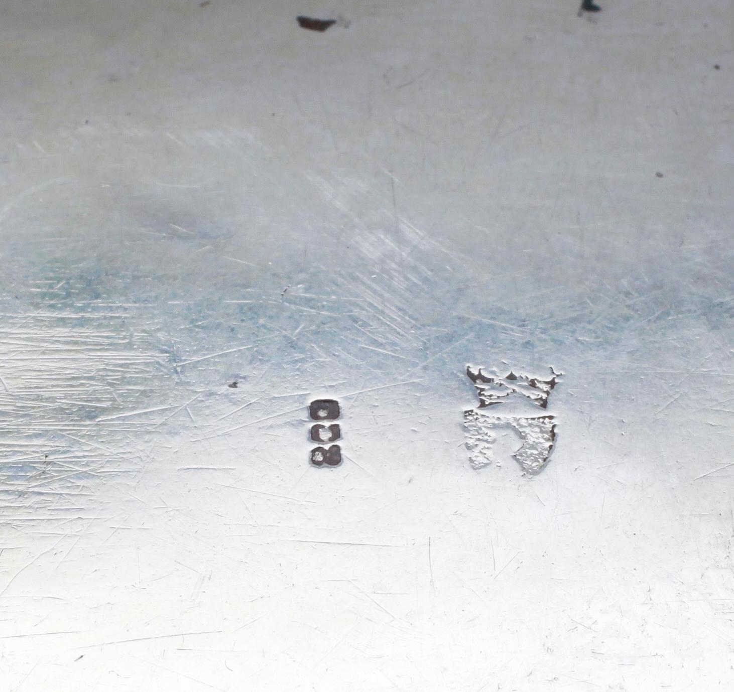 DOSOR, 2 st, silver, 1800-/1900-tal. Vikt ca 212 gram.