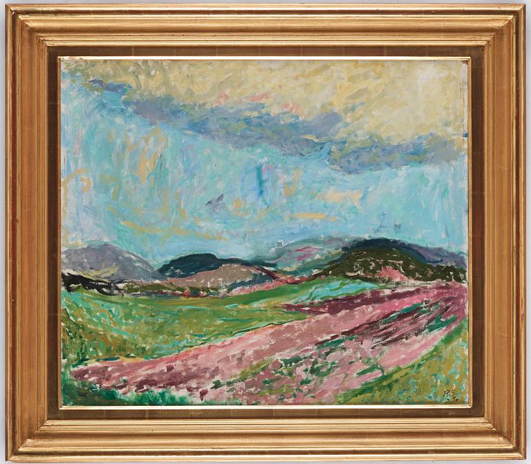 Ragnar Sandberg, "Fält och berg, Slussen".