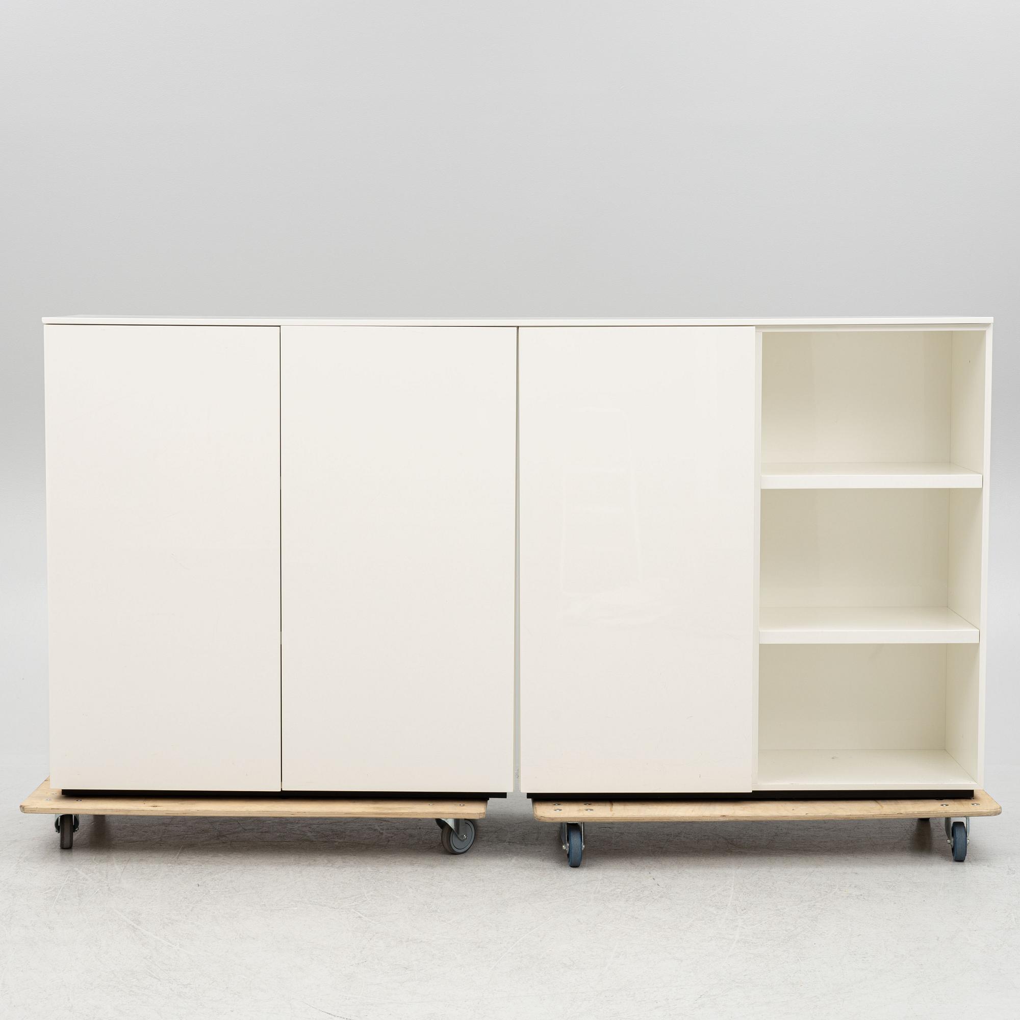 Rodolfo Dordoni cabinet, a pair, "Harvey", Minotti.