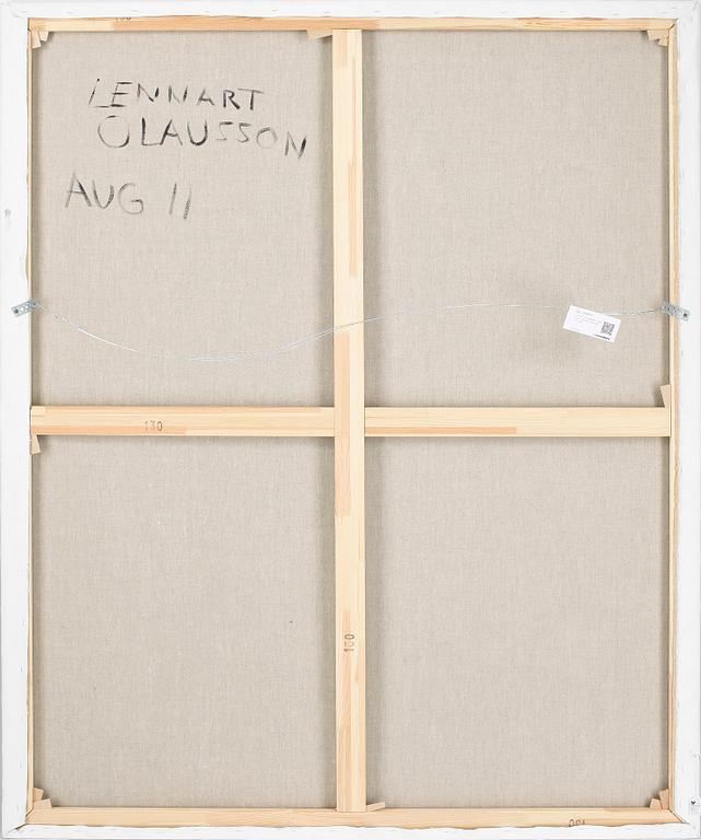 LENNART OLAUSSON, akryl på duk, signerat o daterad oct -11.