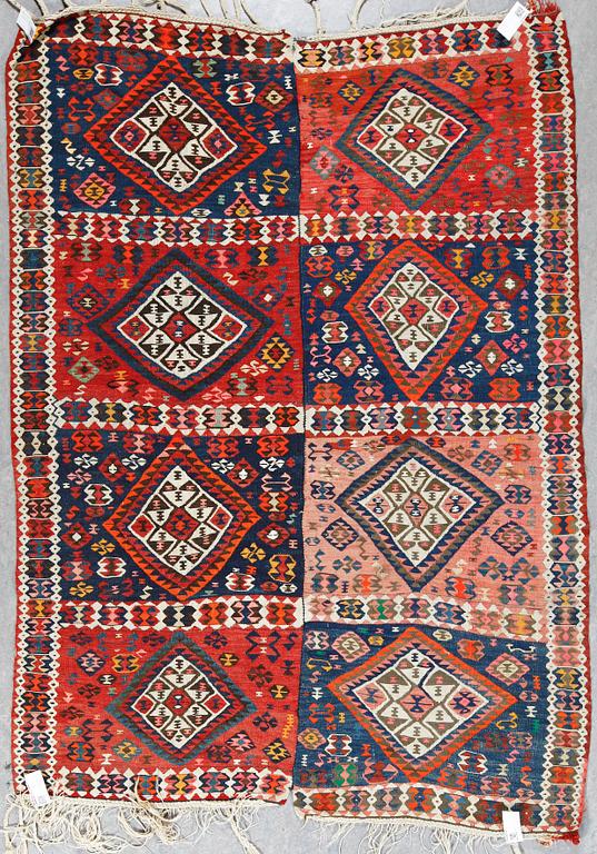 KELIM, Antik Nordvästpersisk, ca 215x155 cm.