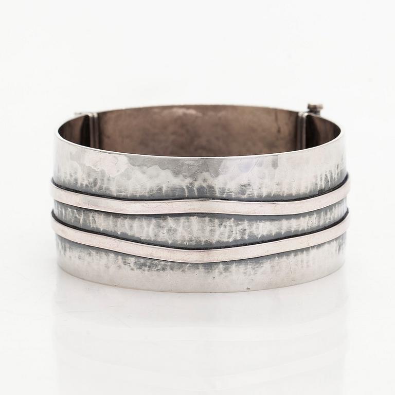 Reijo Sirkeoja, rannekoru, hopeaa, Tampere 1963.