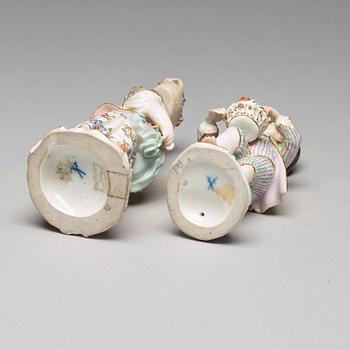 Two Meissen porcelain figurines, 20th Century.
