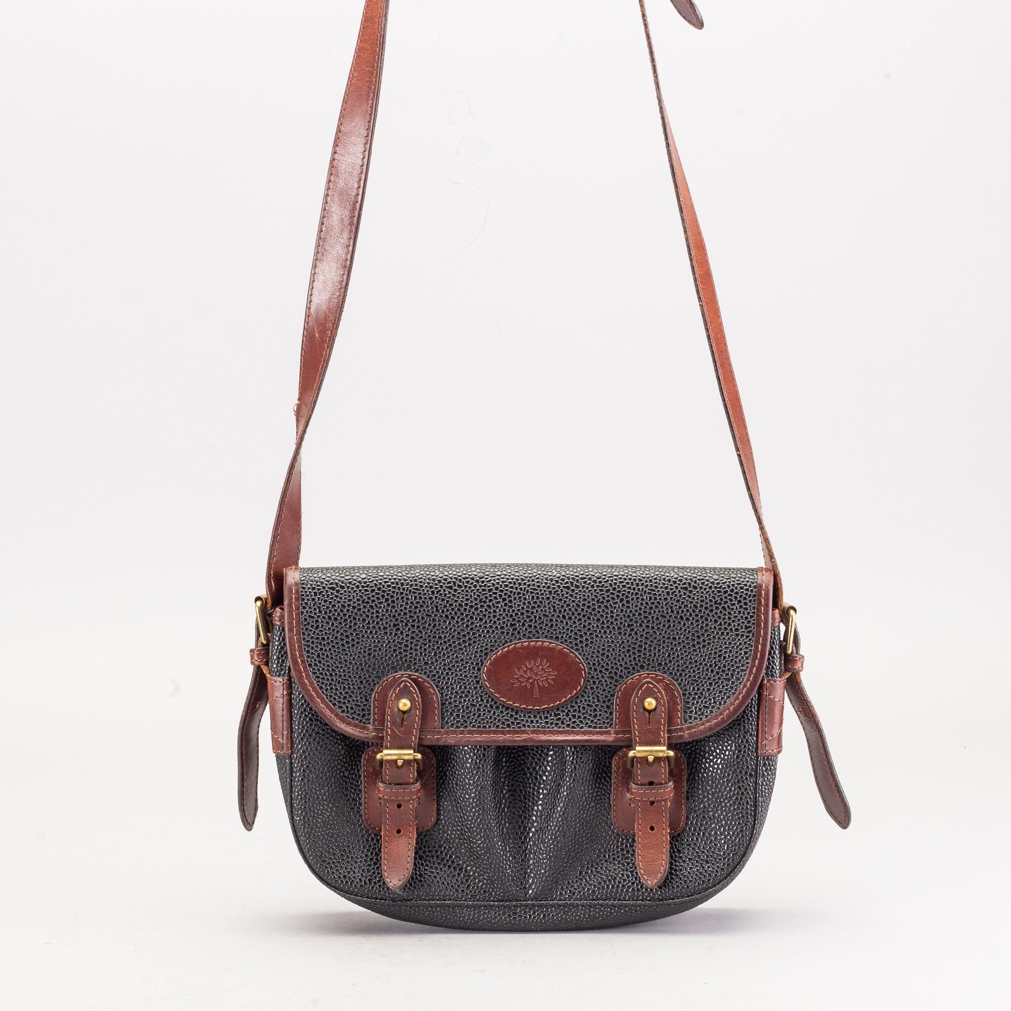 A Mulberry scotchgrain bag.