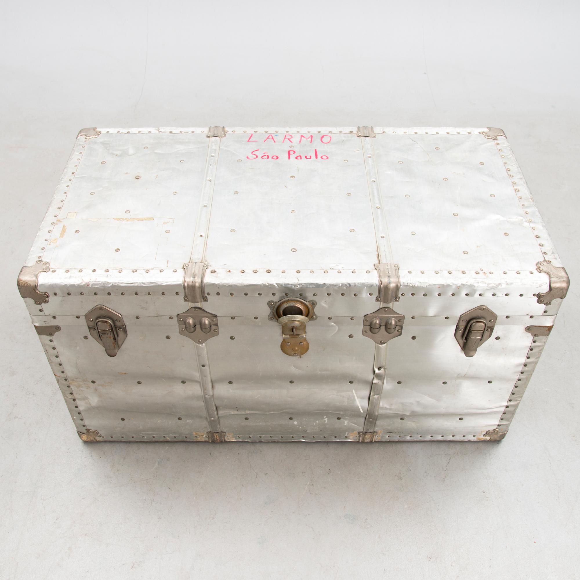 An aluminium trunk, Germany 20th Century.