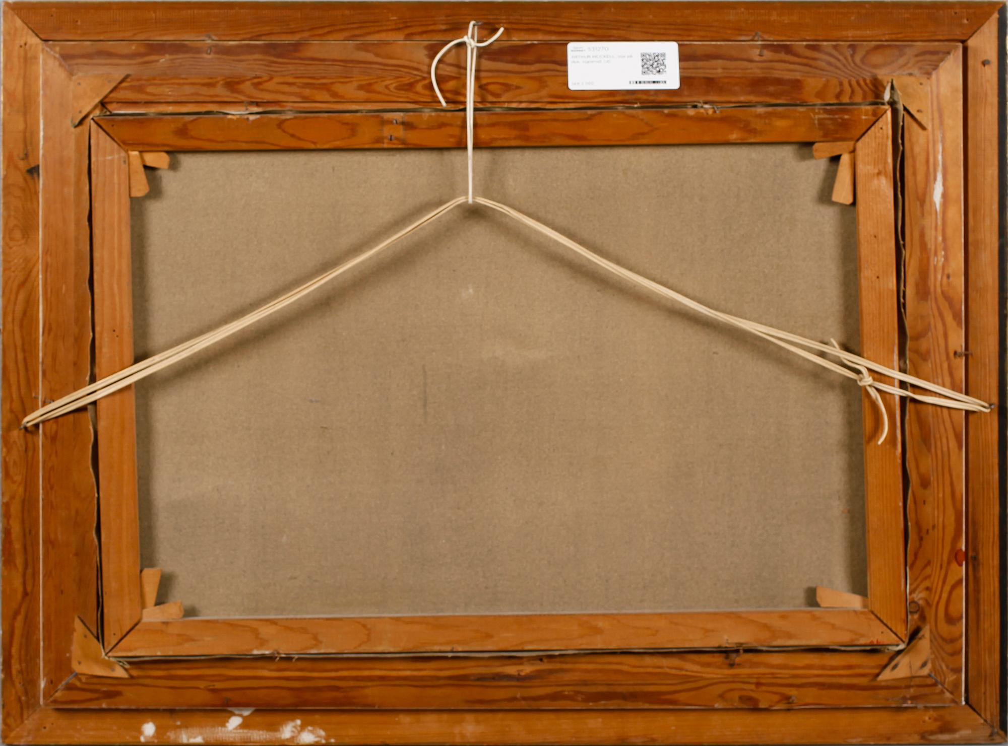 ARTHUR HEICKELL, olja på duk, signerad.