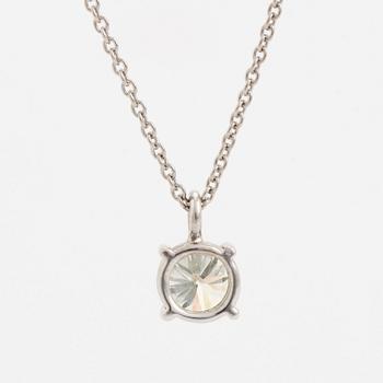 Brilliant cut diamond necklace, with IGI report.