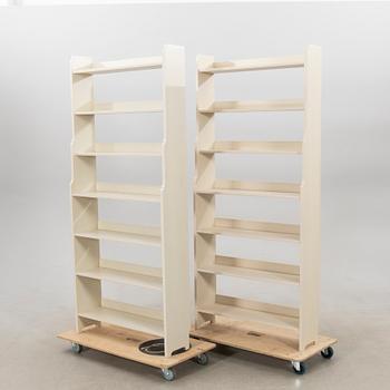 Bookcases 1 pair, "Ekolsund" from IKEA's 18th-century series, late 20th century.