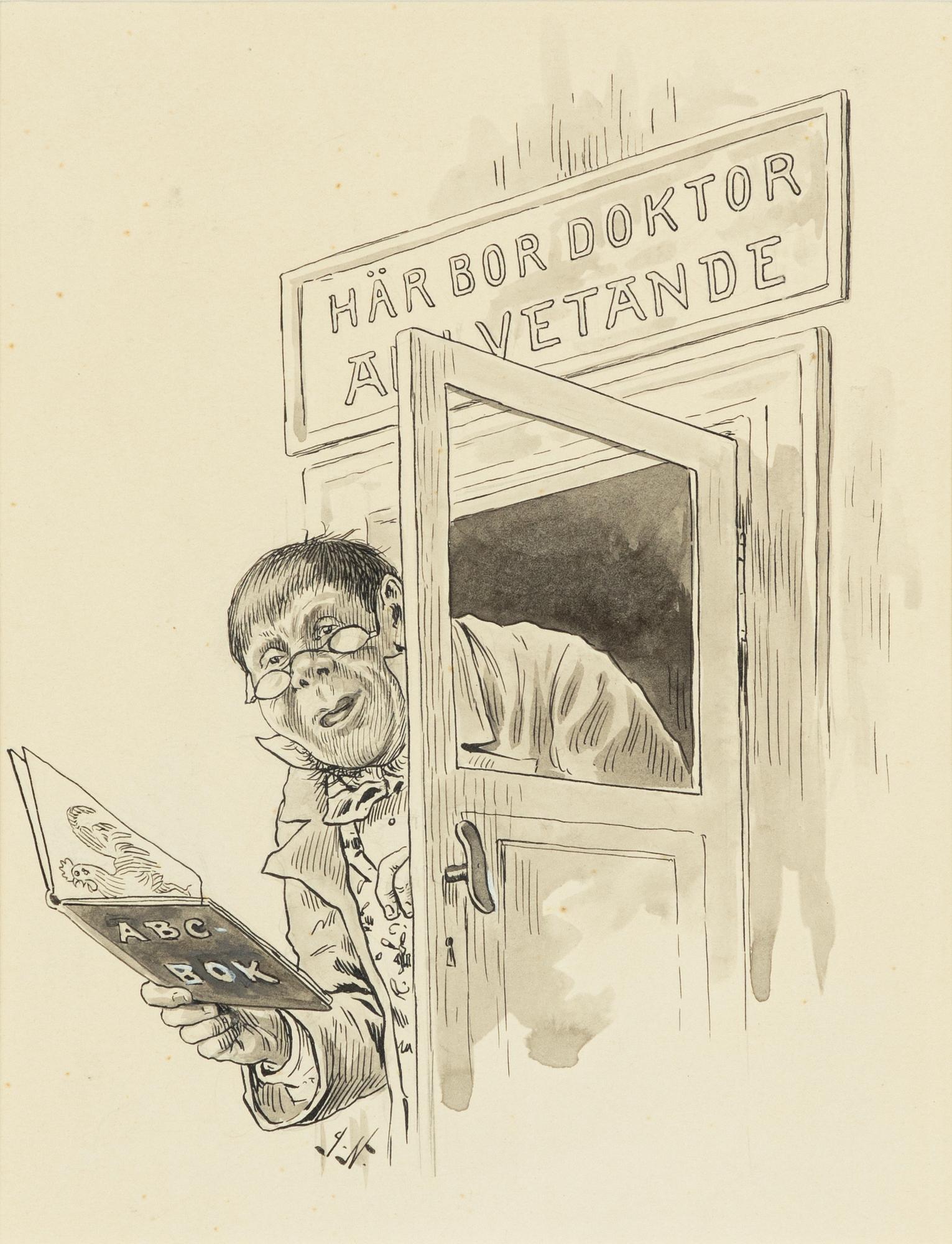 Jenny Nyström, "Här bor doktor allvetande"/De gamla tanterna.