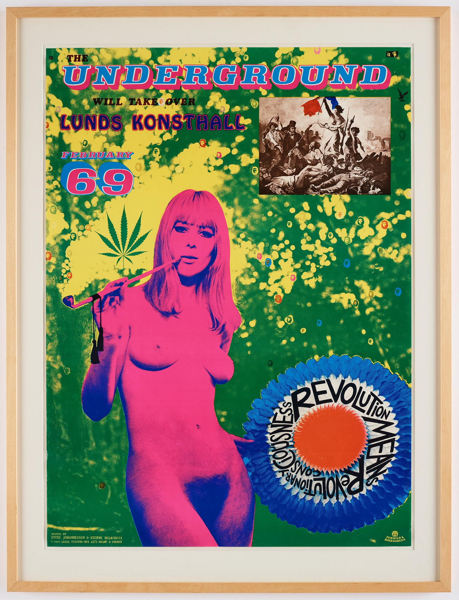Sture Johannesson, 'The Underground will take over Lunds Konsthall February 69'.