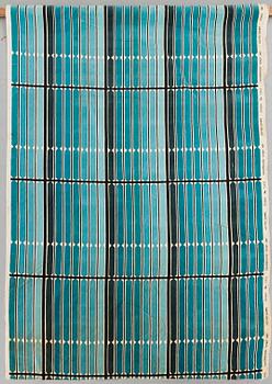 ASTRID SAMPE, tyg "Windy way" Triva Textil för Nordiska Kompaniet 1900-talets mitt.  ca 245 x 123 cm (enligt uppgift).