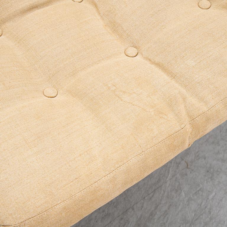 Bruno Mathsson, a pair of easy chairs and a coffee table, 'Karin', Dux, second half of the 20th Century.