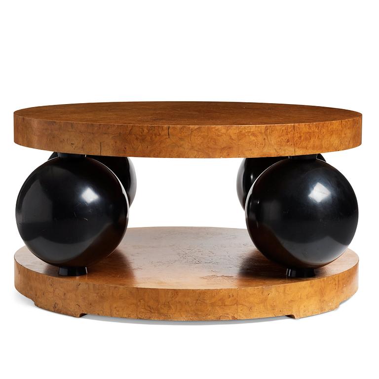 Erik "Klot-Johan" Johansson, soffbord, Reiners Möbelfabrik, Mjölby 1942.