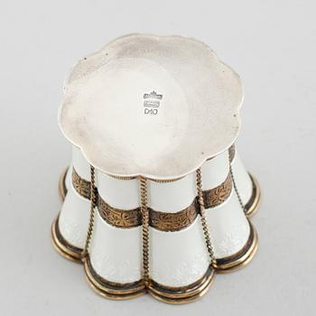 MARGRETEBÄGARE, silver, A Michelsen, Copenhagen, Danmark. Vikt ca 122 gram.