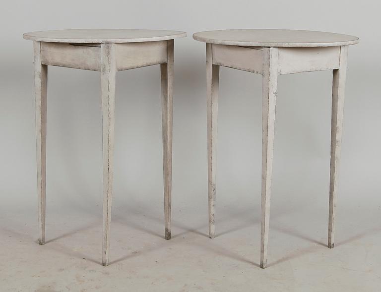 BORD, 1 par, gustaviansk stil, 1800-tal.