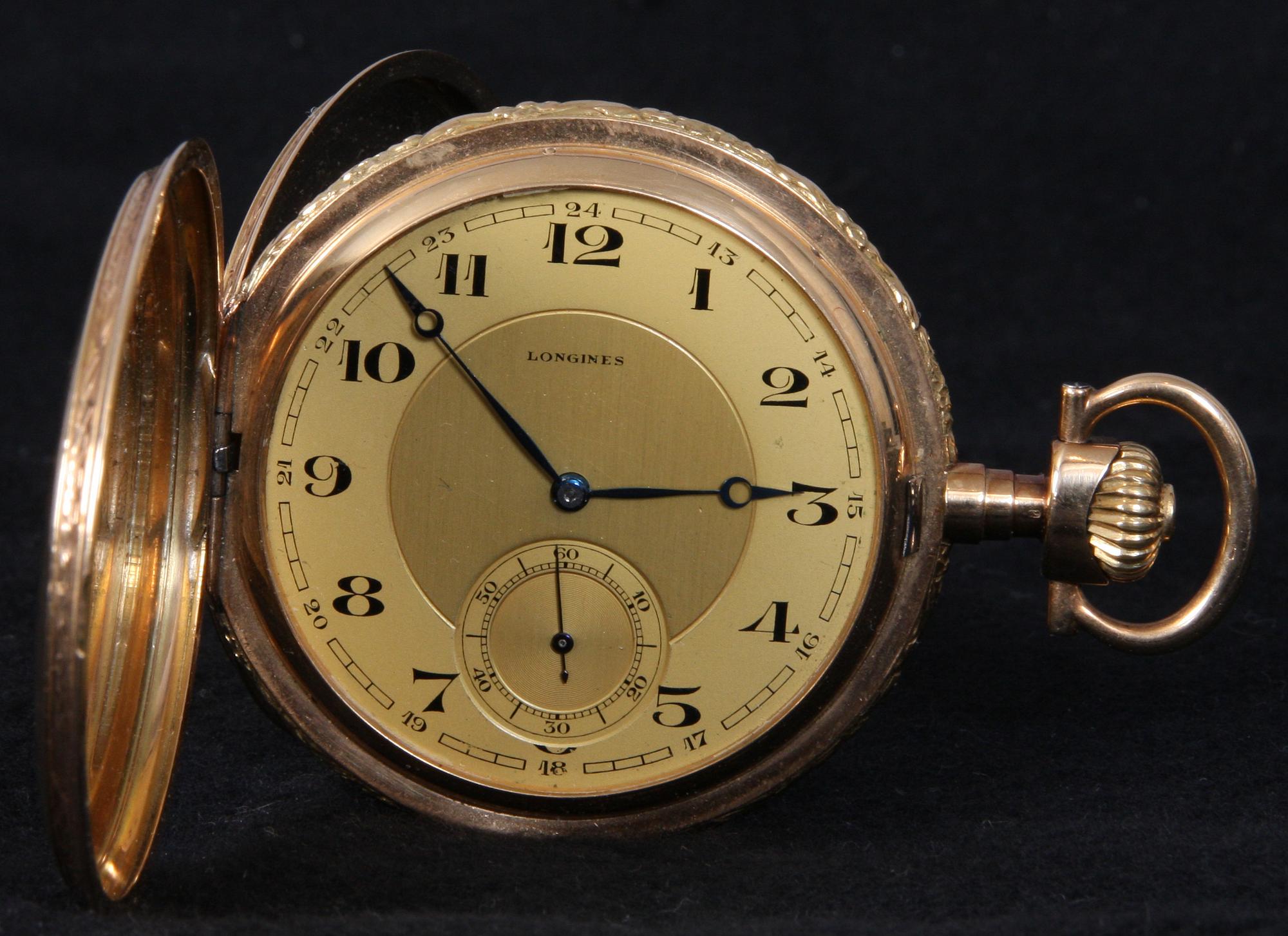 FICKUR, Longines, 14k guld.