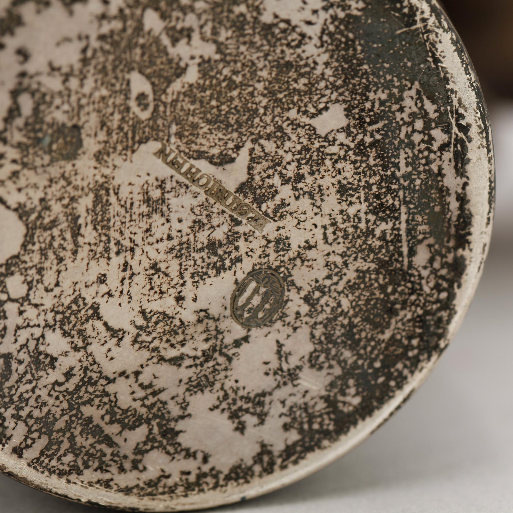 PARTI SILVER, 2 delar, bla A Öijving. 1900-tal. Totalvikt ca 429 g.
