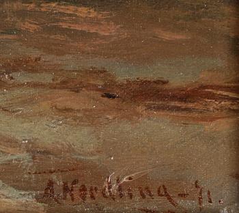 ADOLF NORDLING, olja på duk, sign. o dat. -71.