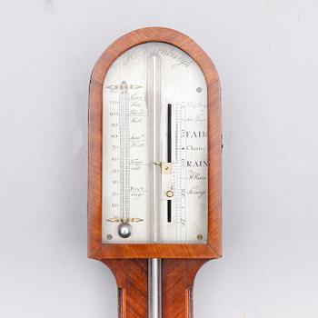 BAROMETER, H Thornburgh, England, 1800-tal.