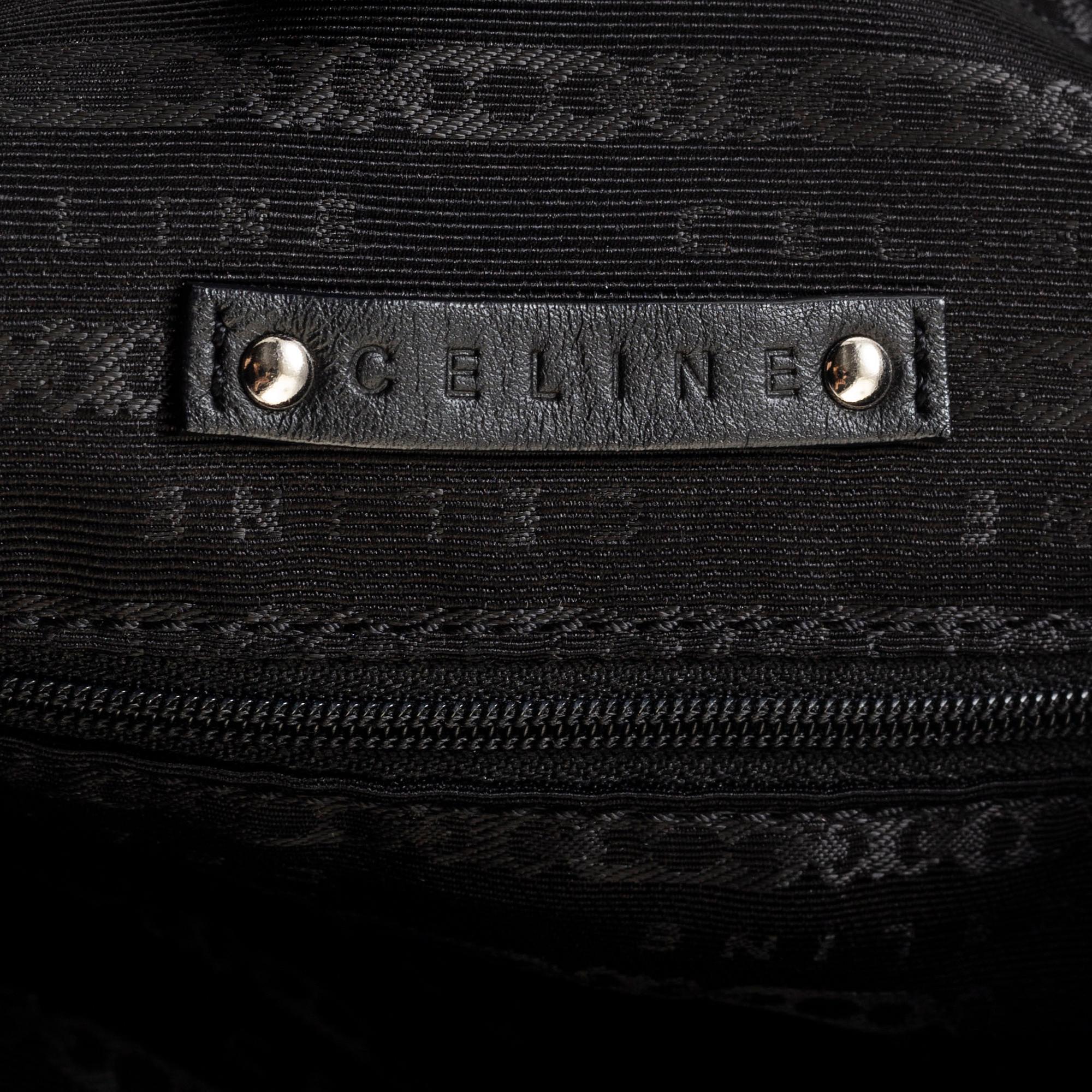 CÉLINE, A patent Laquered leather Tote Bag.