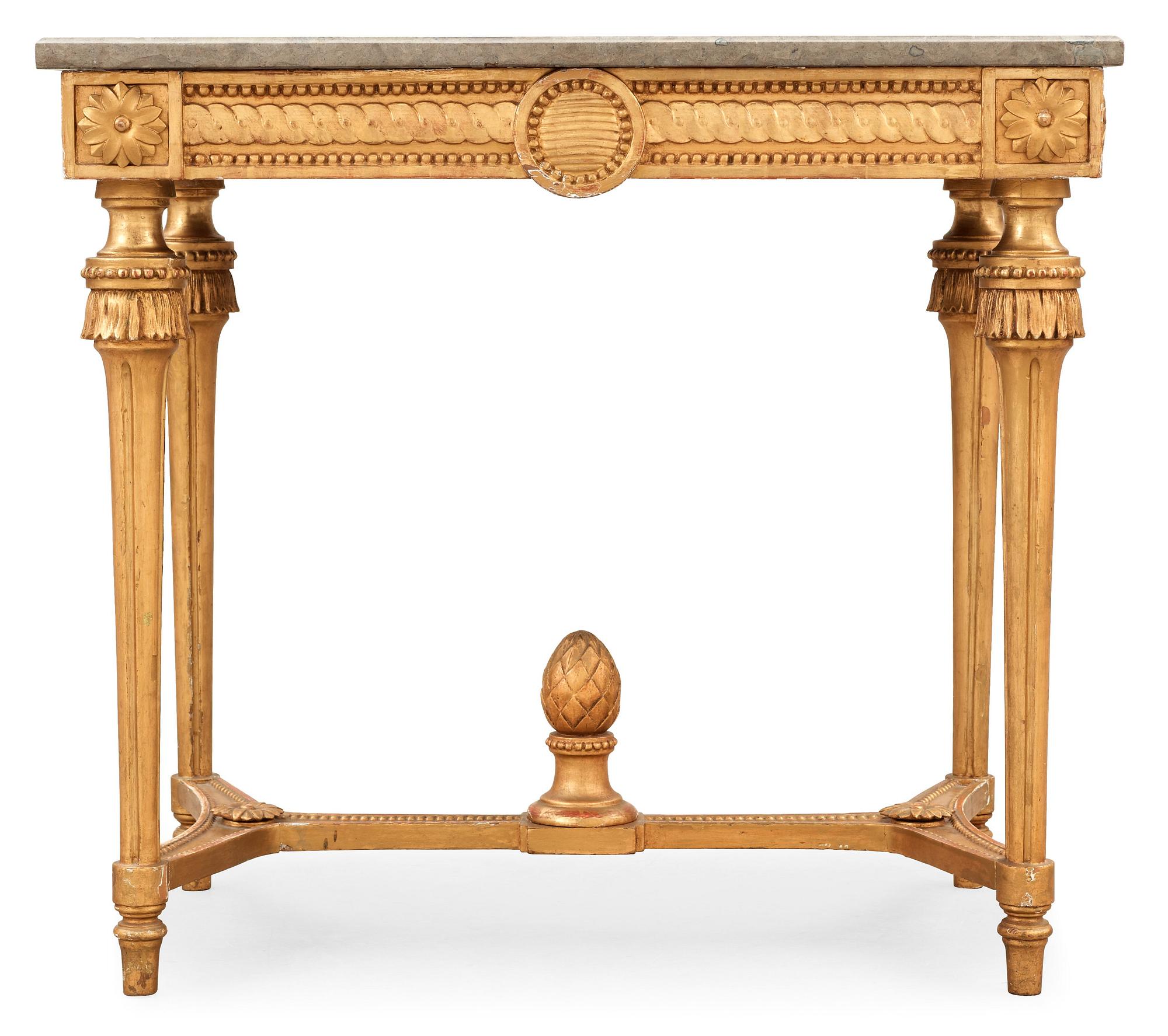 KONSOLBORD. Gustavianskt, 1700-talets slut.