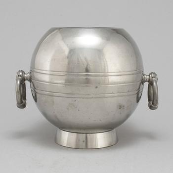 A 1935 pewter wine cooler by GAB.